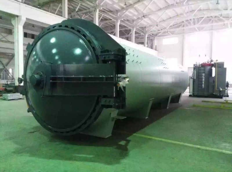 กระจกรถยนต์เคลือบด้วย Autoclave ด้วย ASME U stamp ใบรับรอง ISO หรือใบรับรอง CE