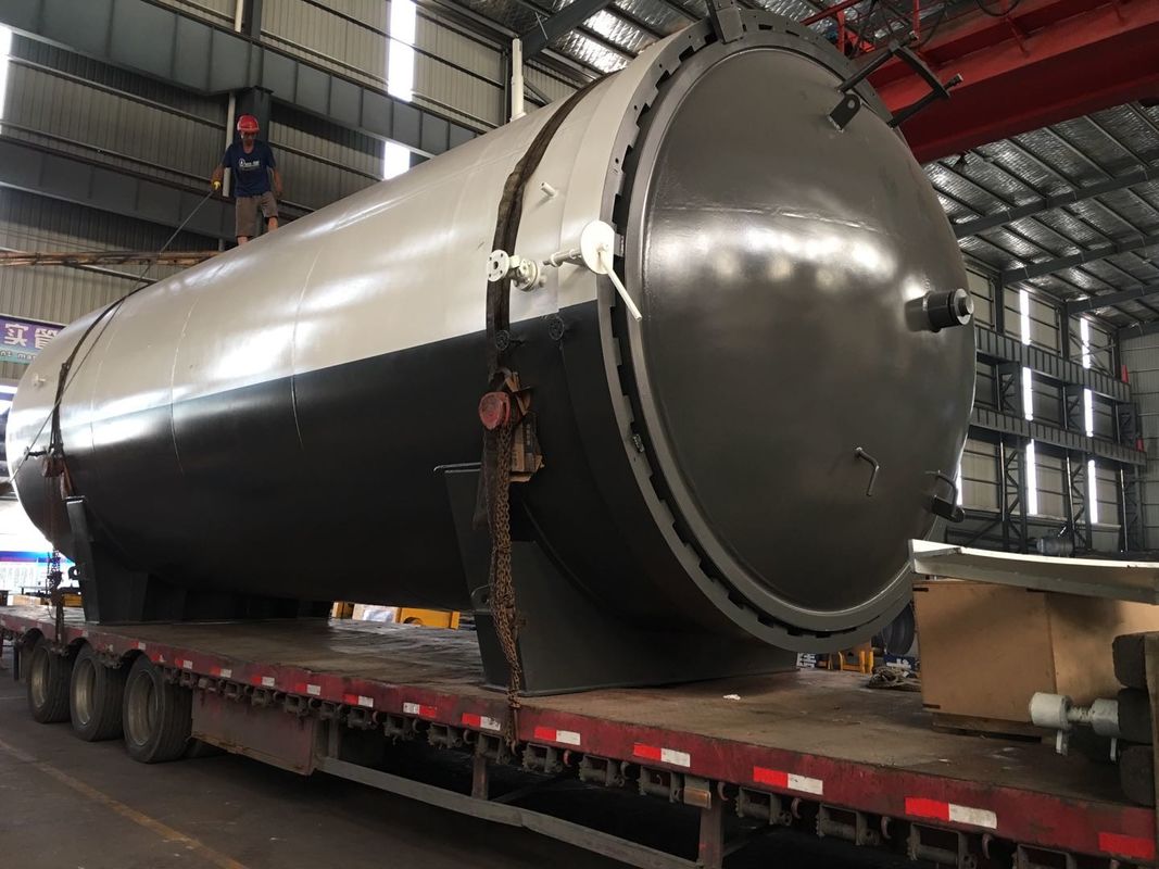 กระจกรถยนต์เคลือบด้วย Autoclave ด้วย ASME U stamp ใบรับรอง ISO หรือใบรับรอง CE